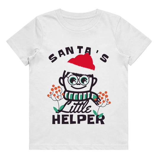 Kid's T-Shirt - Santas Little Helper Boy