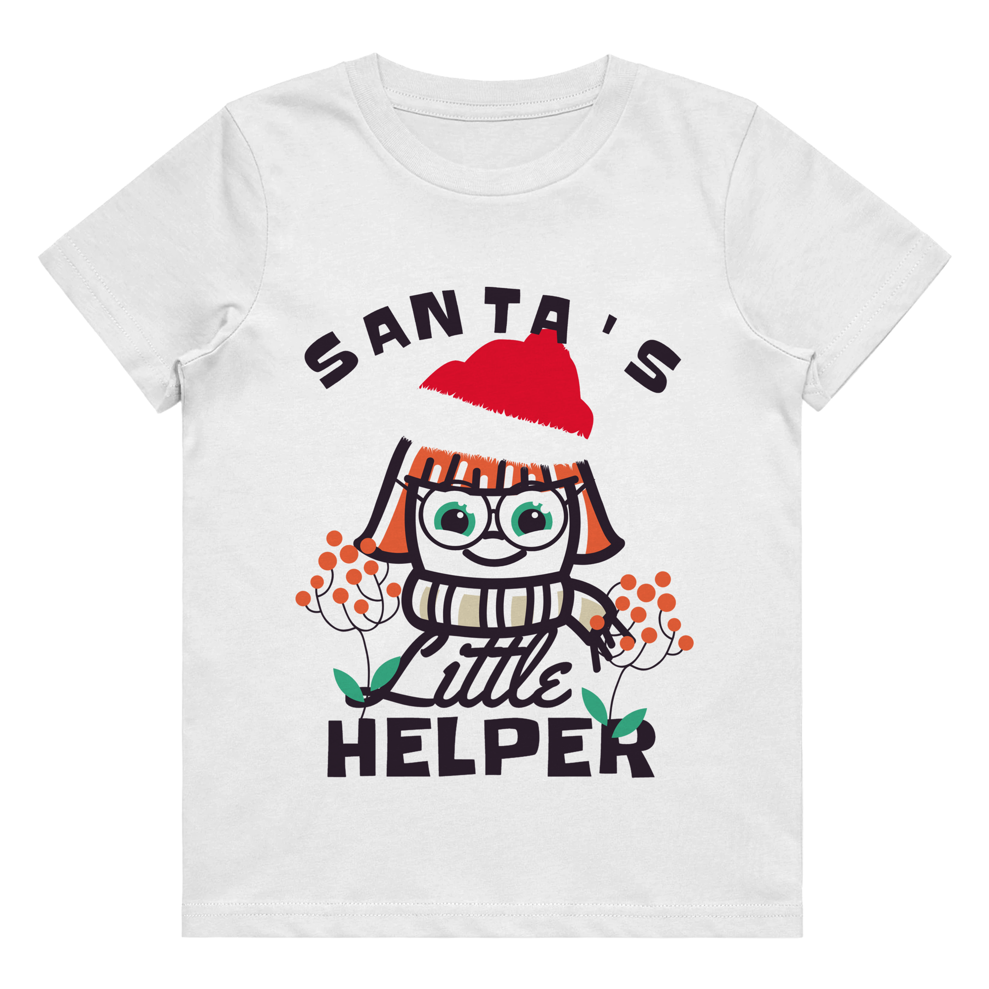 Kid's T-Shirt - Santas Little Helper Girl