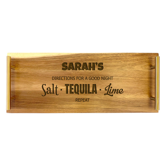 Serving Tray - Large - Tequila Recipe