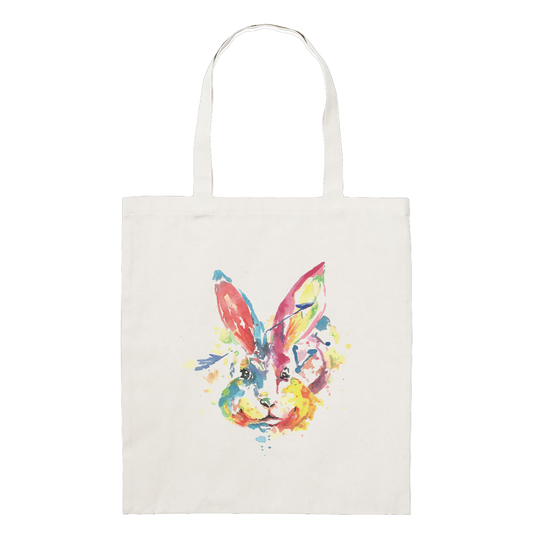 Tote Bag - Regular - Watercolour Rabbit