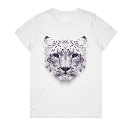 Women's T-Shirt - White Leopard